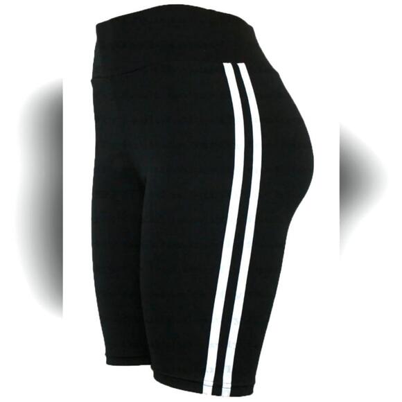 Bozzolo Pants - High-Waisted Short Tights Black Medium